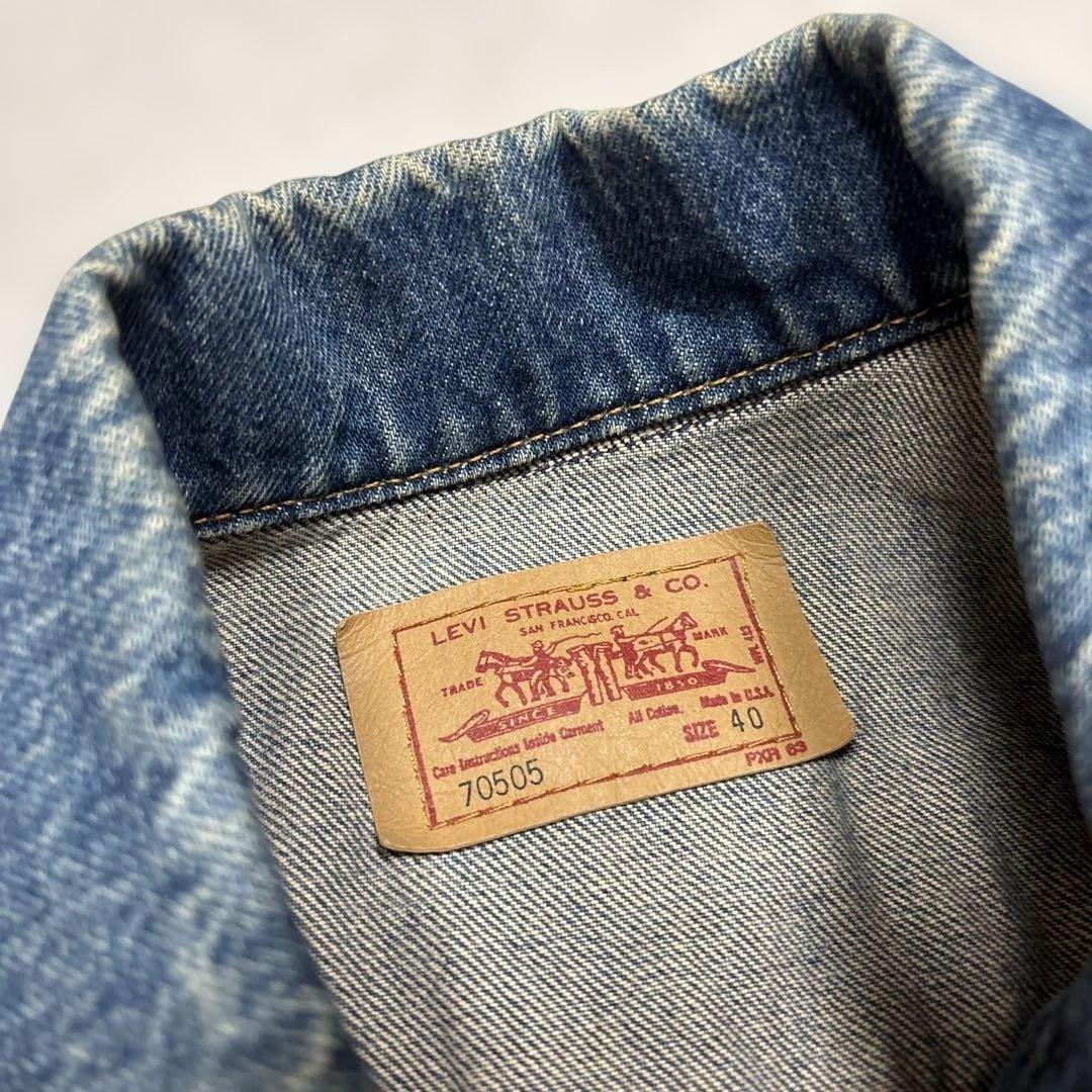 美品✨96年6月製 リーバイス 70505 デニムジャケットUSA製 40