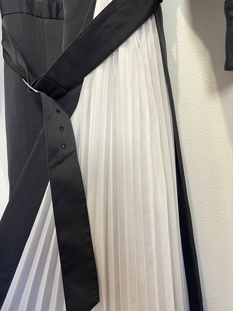 オーバーイー　シャツプリーツワンピース　over E サイズ96 2025年購入