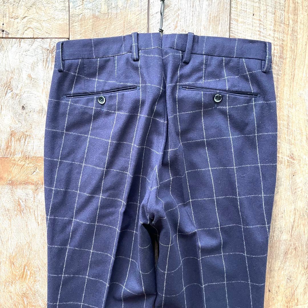 【美品】PT01 EVO FIT テーパード ウール スラックス パンツ 46