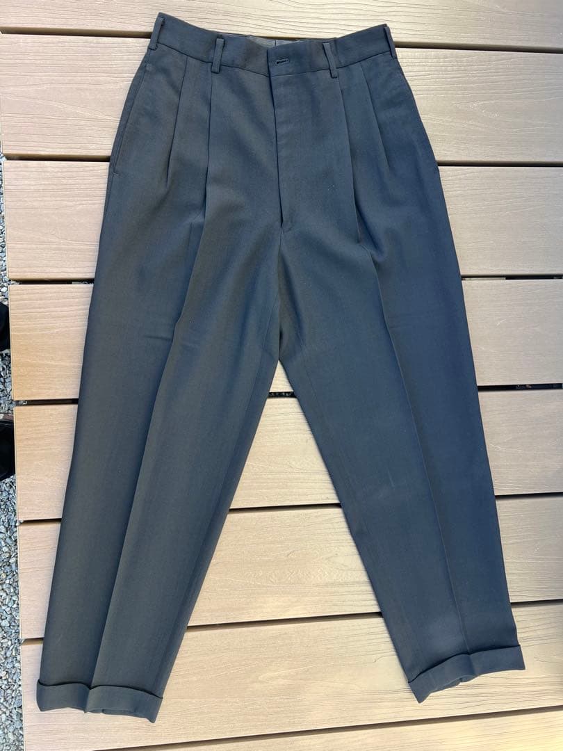 ⭐️【貴重】COMME des GARCONS HOMMEウールパンツ黒:Mサイズ