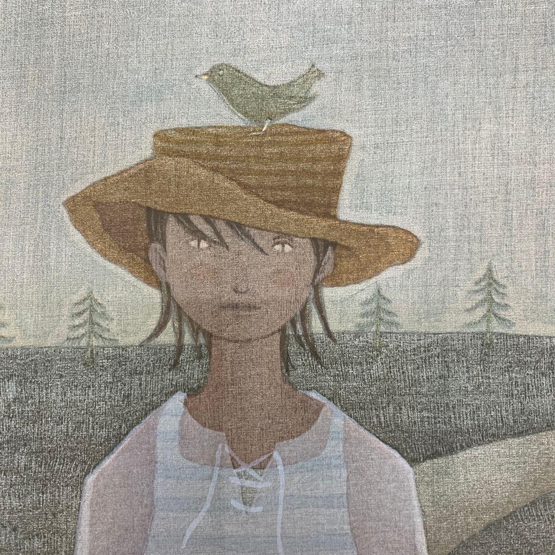 鈴木敦子「小さな森」2006年　限定25 木版画