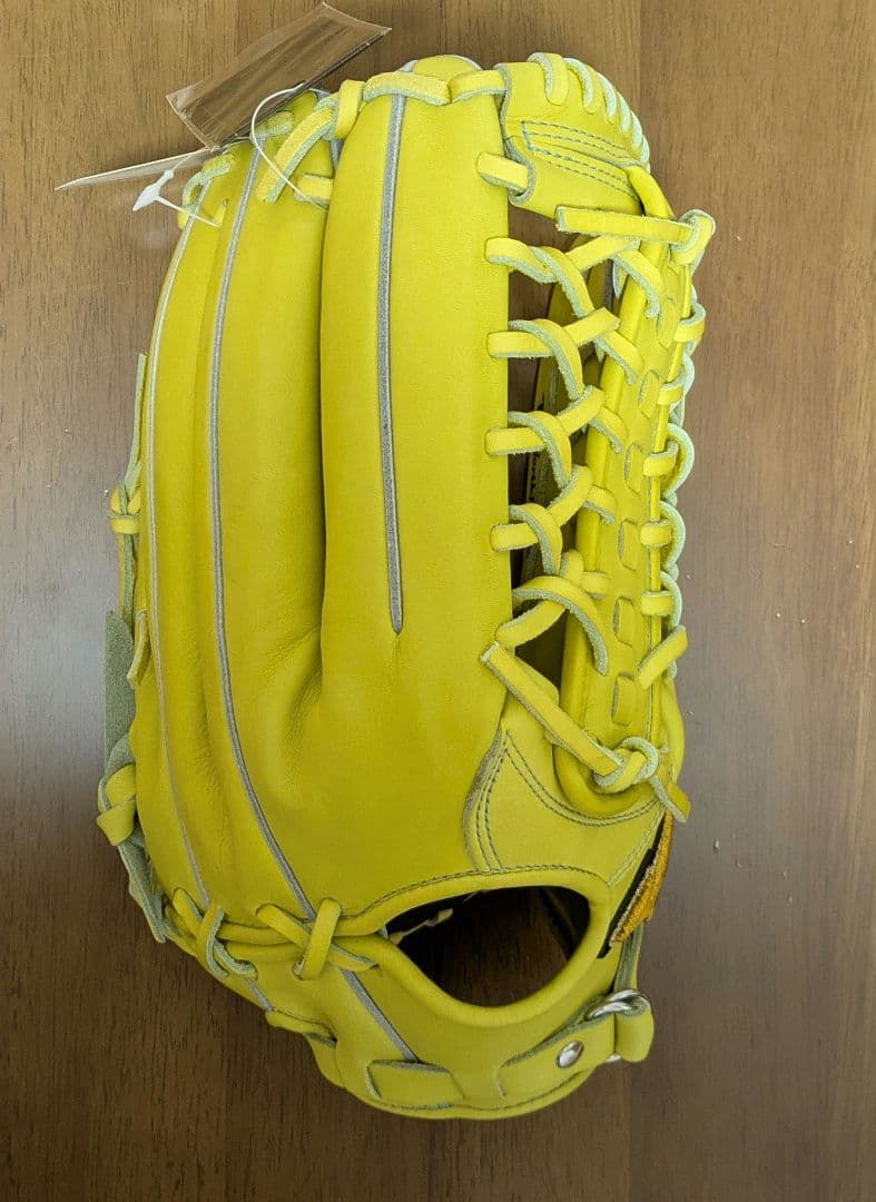 ミズノプロ　硬式　外野手用　ナチュラルライム　サイズ15　BBS限定