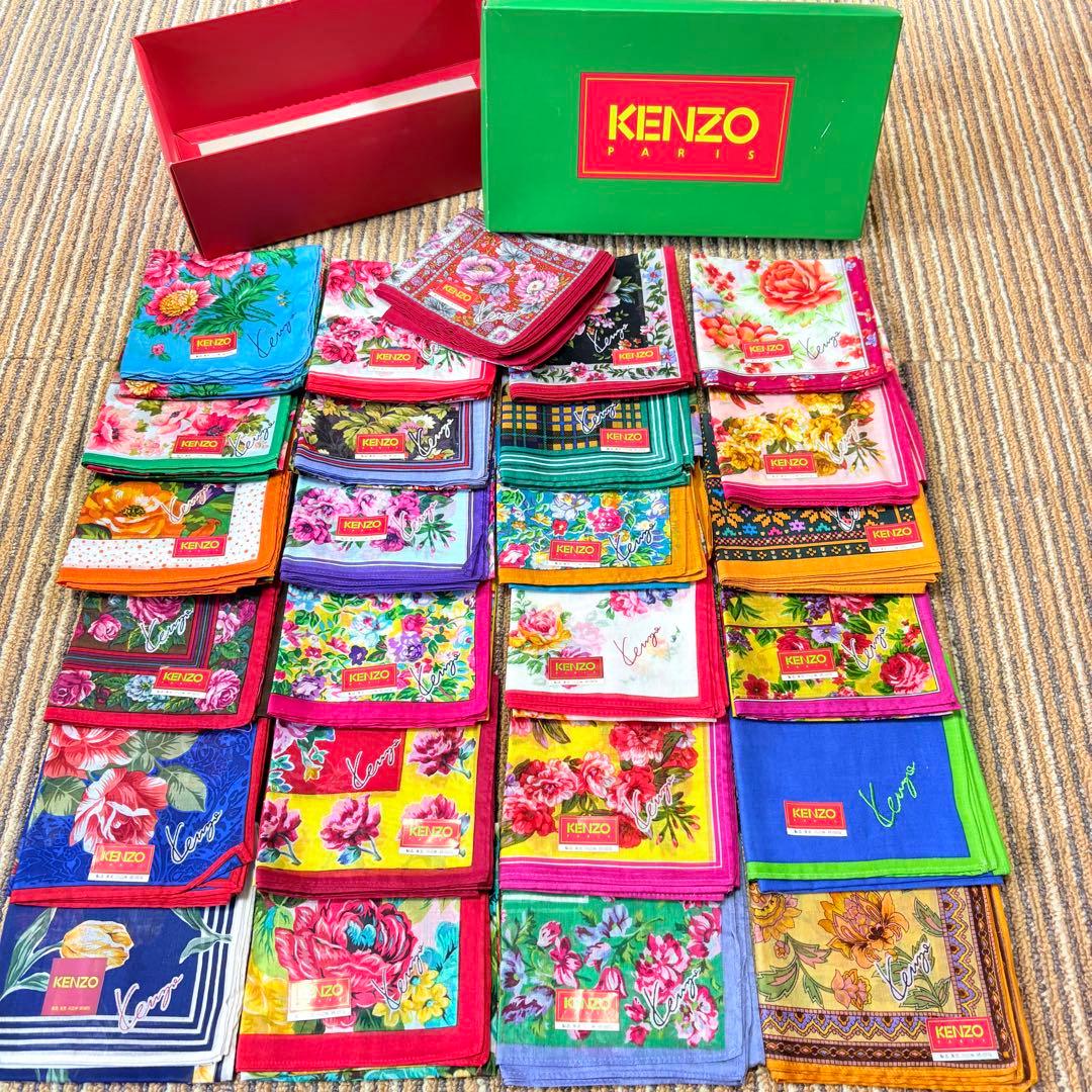 新品　kenzo ケンゾー　ハンカチ大量まとめ