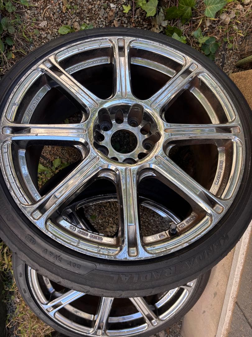 s*n様 work xc8 18インチ8.5J +47 5H 114.3 2本