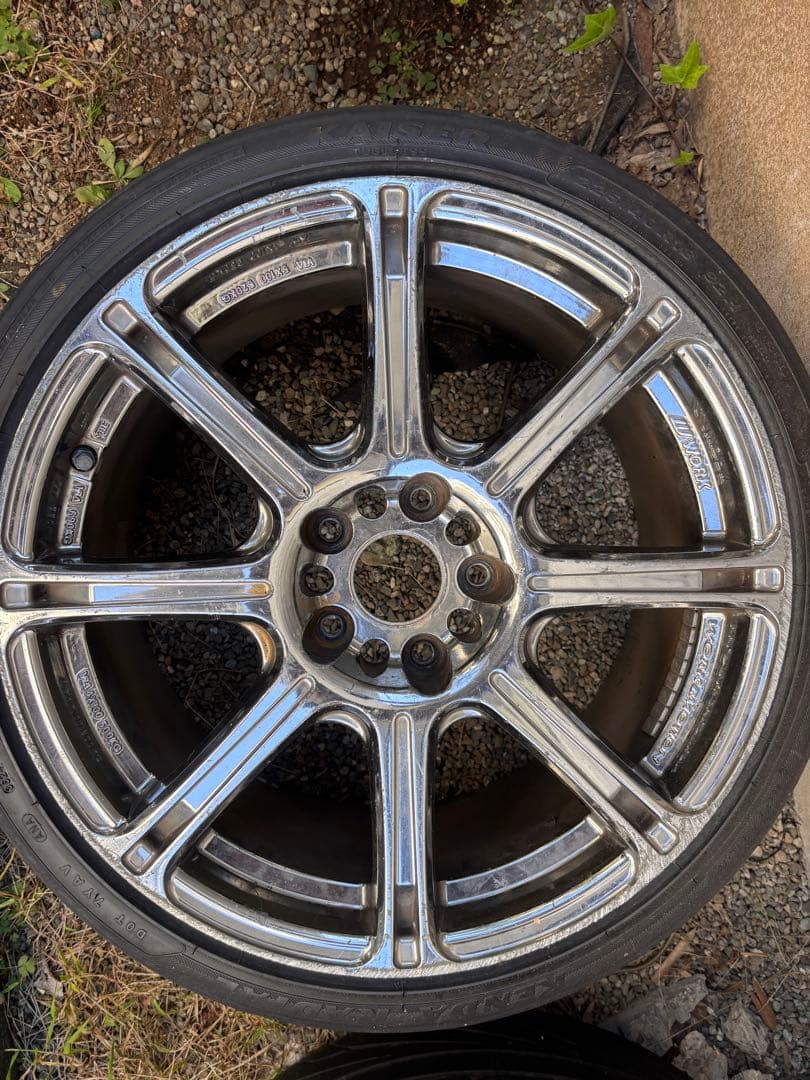 s*n様 work xc8 18インチ8.5J +47 5H 114.3 2本