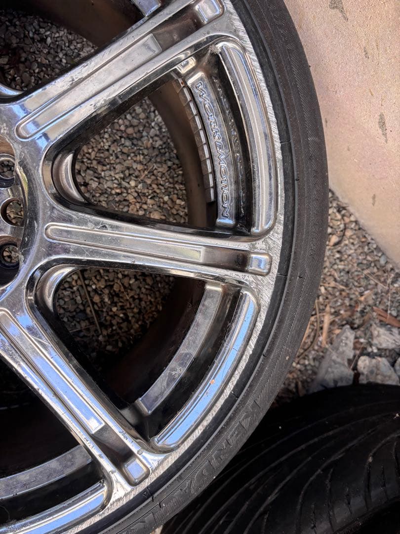 s*n様 work xc8 18インチ8.5J +47 5H 114.3 2本