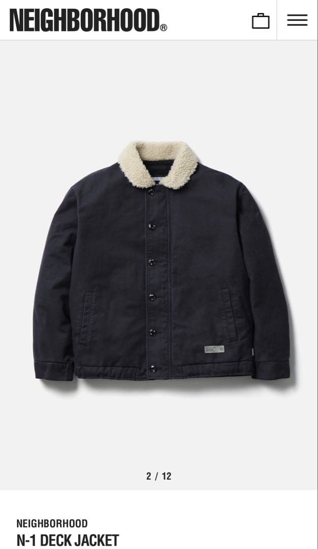 ジャケット・アウター neighborhood N-1 DECK JACKET XL