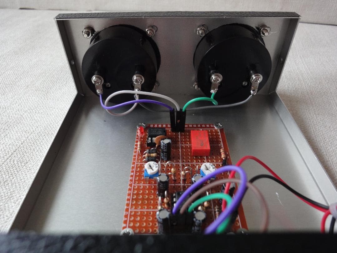 自作ステレオVUメーター173号機（富士計測器 FA-45）