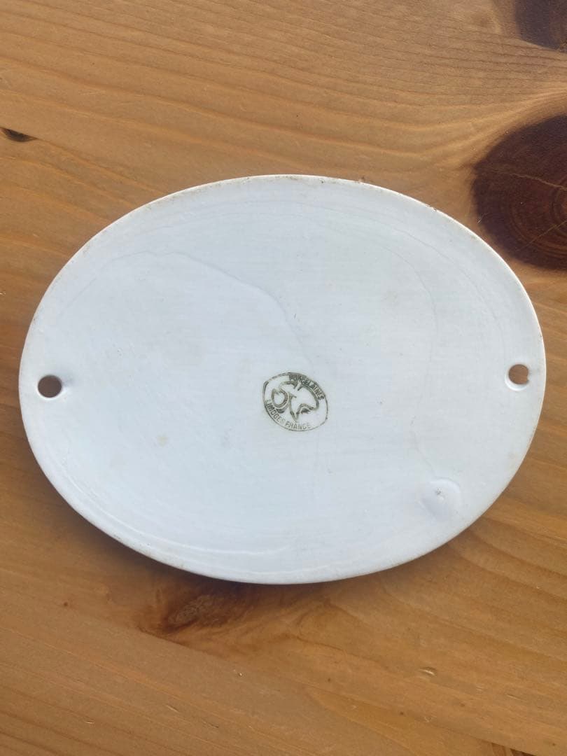 フランス製 ポーセリン 磁器 ドアプレート アンティーク雑貨 インテリア