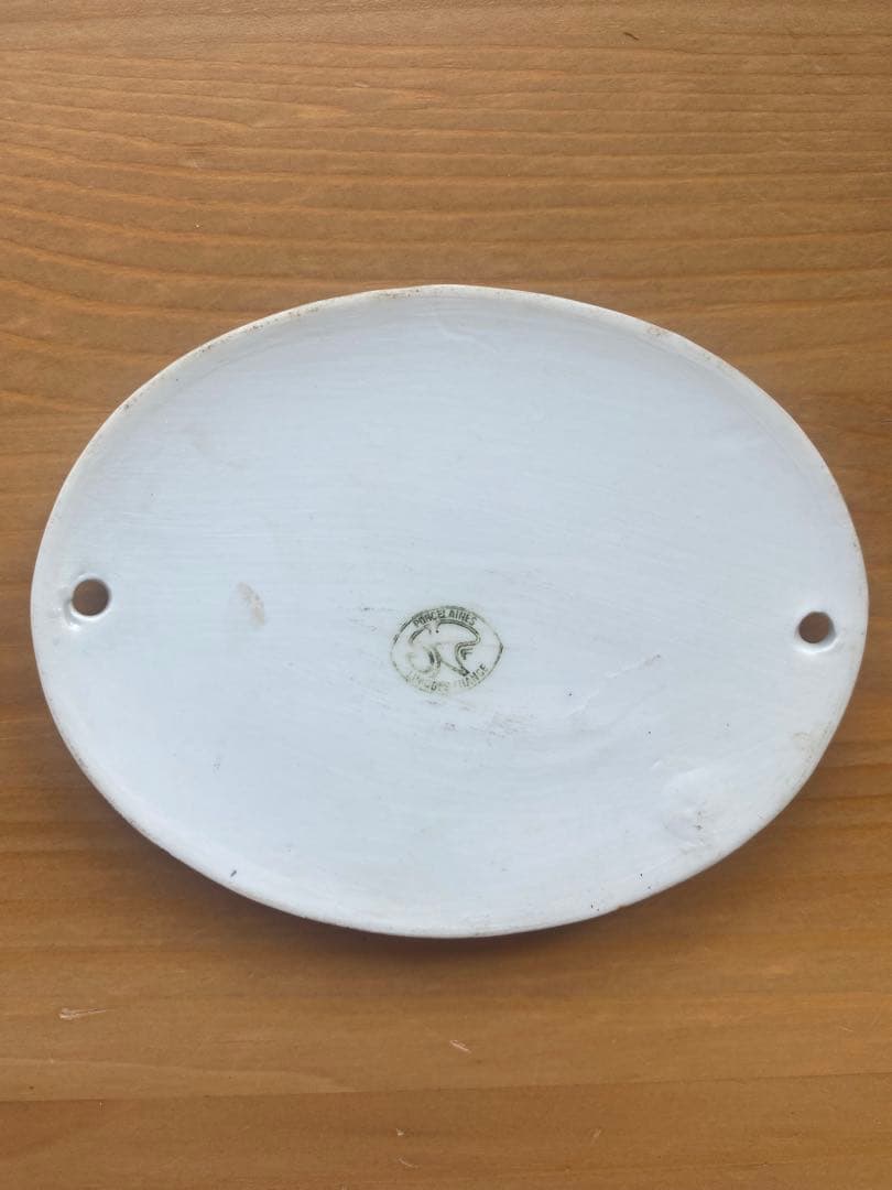 フランス製 ポーセリン 磁器 ドアプレート アンティーク雑貨 インテリア