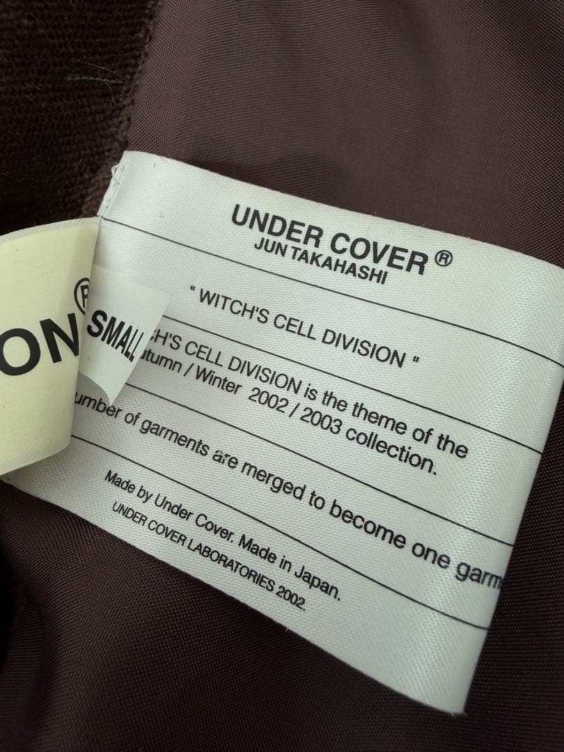 アンダーカバー 02aw 魔女期 ボアブルゾン