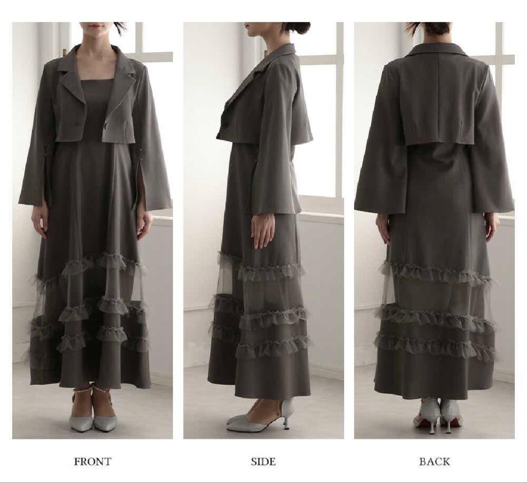 パーティードレス　結婚式　セットアップ　ドレス