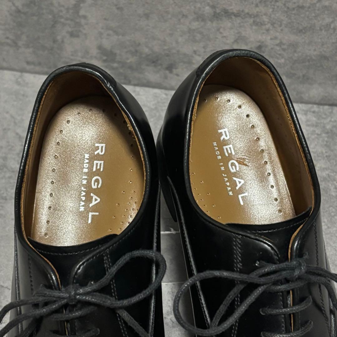 極美品　リーガル　ビジネスシューズ　315R ブラック　ガラスレザー　2148