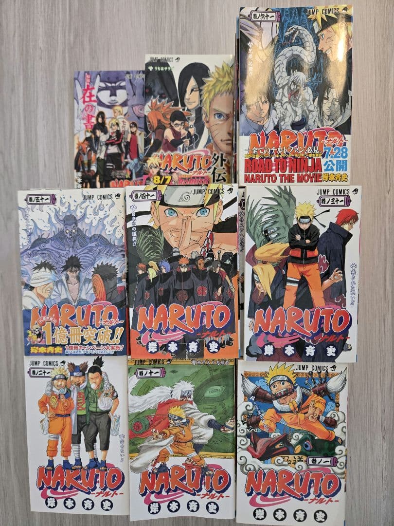 【全巻セット】NARUTO（ナルト）全72巻＋外伝＋関連本