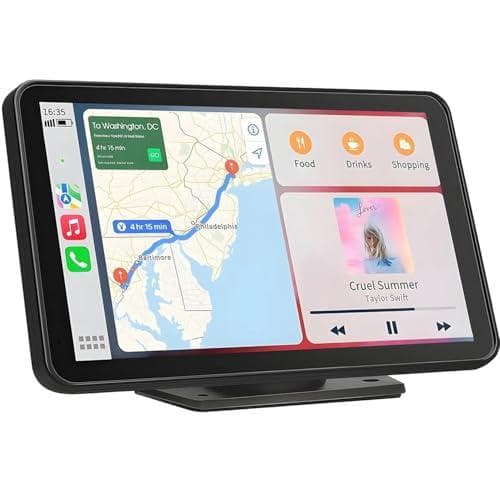 Aディスプレイオーディオ 7インチ ポータブル カーオーディオ バックカメラ付き