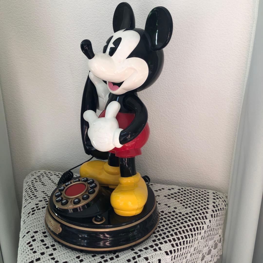 ミッキーマウス電話機　アンティーク