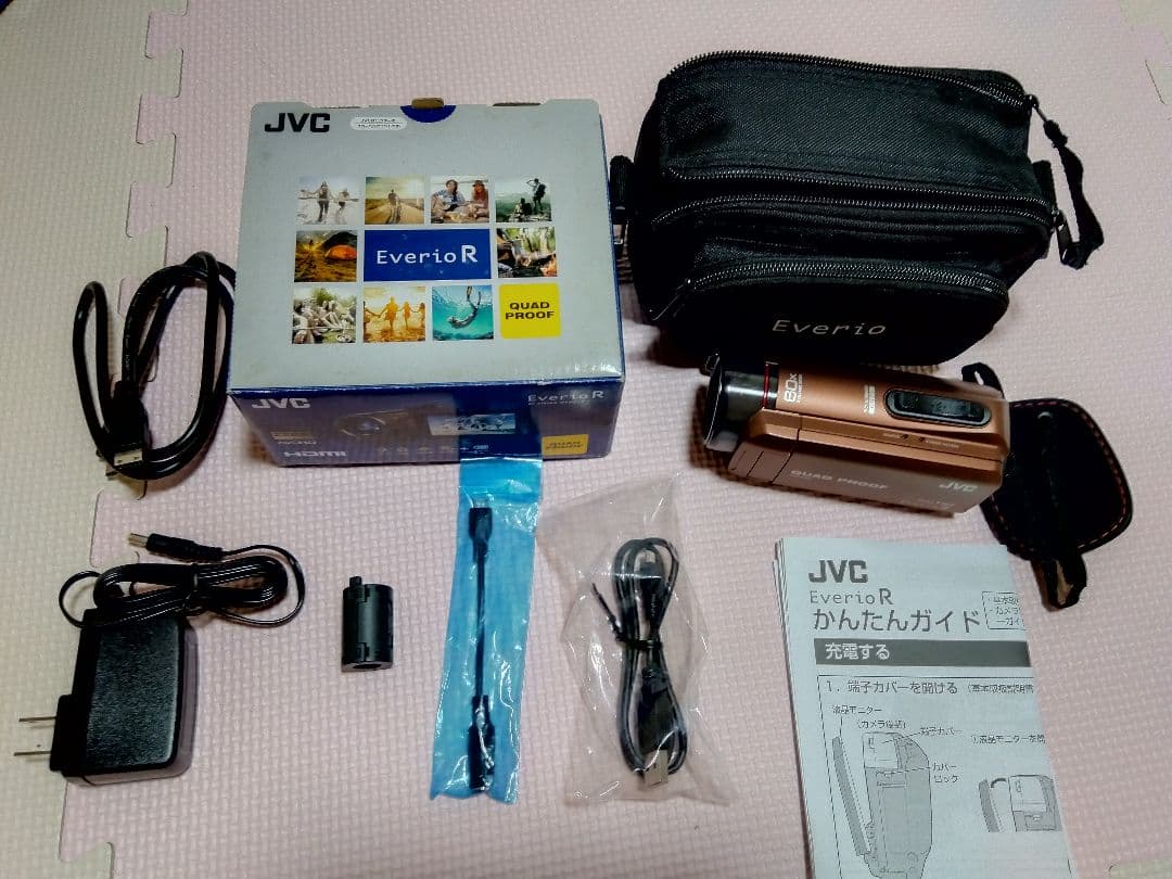 JVC ビデオカメラ Everio R ライトブラウン GZ-R400-T