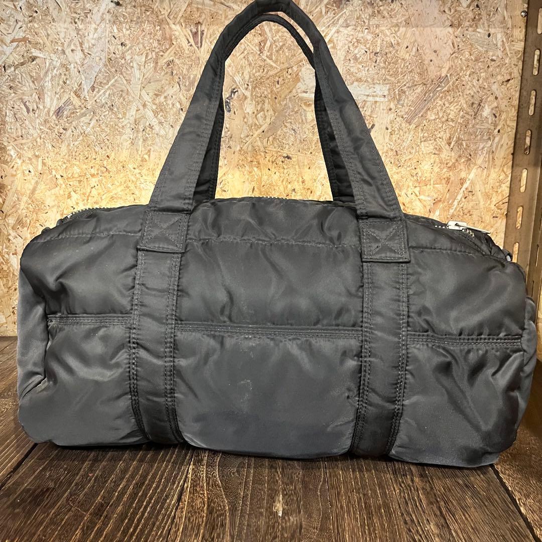 PORTER ブラック タンカー ドラムバッグ　美品