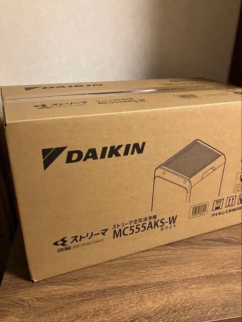 新品未開封 ダイキン DAIKIN 空気清浄機 MC555AKS-W
