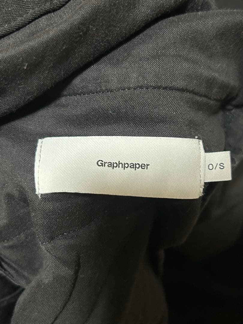 パンツ GraphpaperScale Off Wool Wide Chef Pants