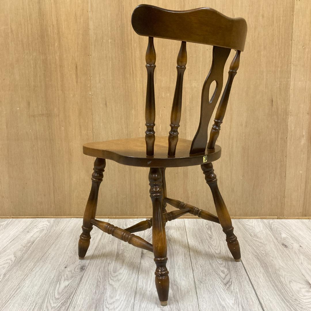 【飛騨産業】キツツキ　ウィンザーチェア　ダイニングチェア　椅子　A