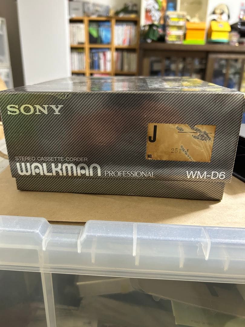 ソニー ウォークマン WM-D6 元箱&未使用付属品(デモテープ・ストラップ)付