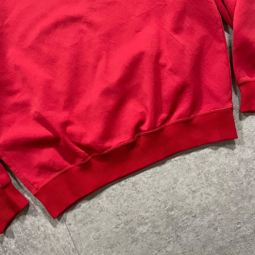 80s adidasデサント製 トレフォイルロゴ スウェット プルオーバー 古着