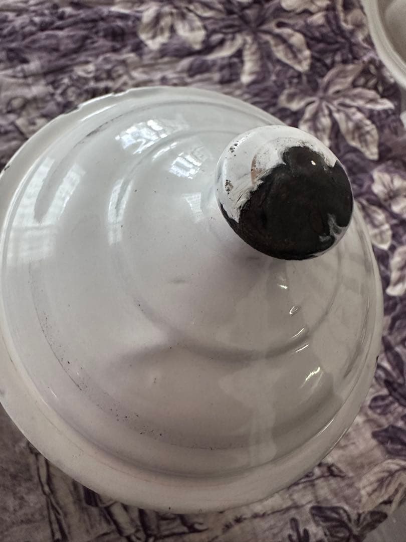 アンティーク　ホーロー　キャニスター　セット　フランスアンティーク