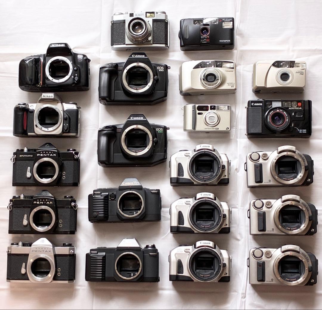 Canon・Nikon・PENTAXほか／フィルムカメラ　21台セット　ジャンク