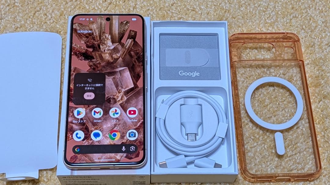 週末価格　Google Pixel 8 ローズ　MagSafe対応クリアケース