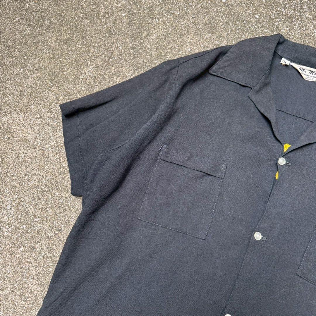 希少 60s Mr. Mort's ボウリングシャツ レーヨンシャツ チェーン