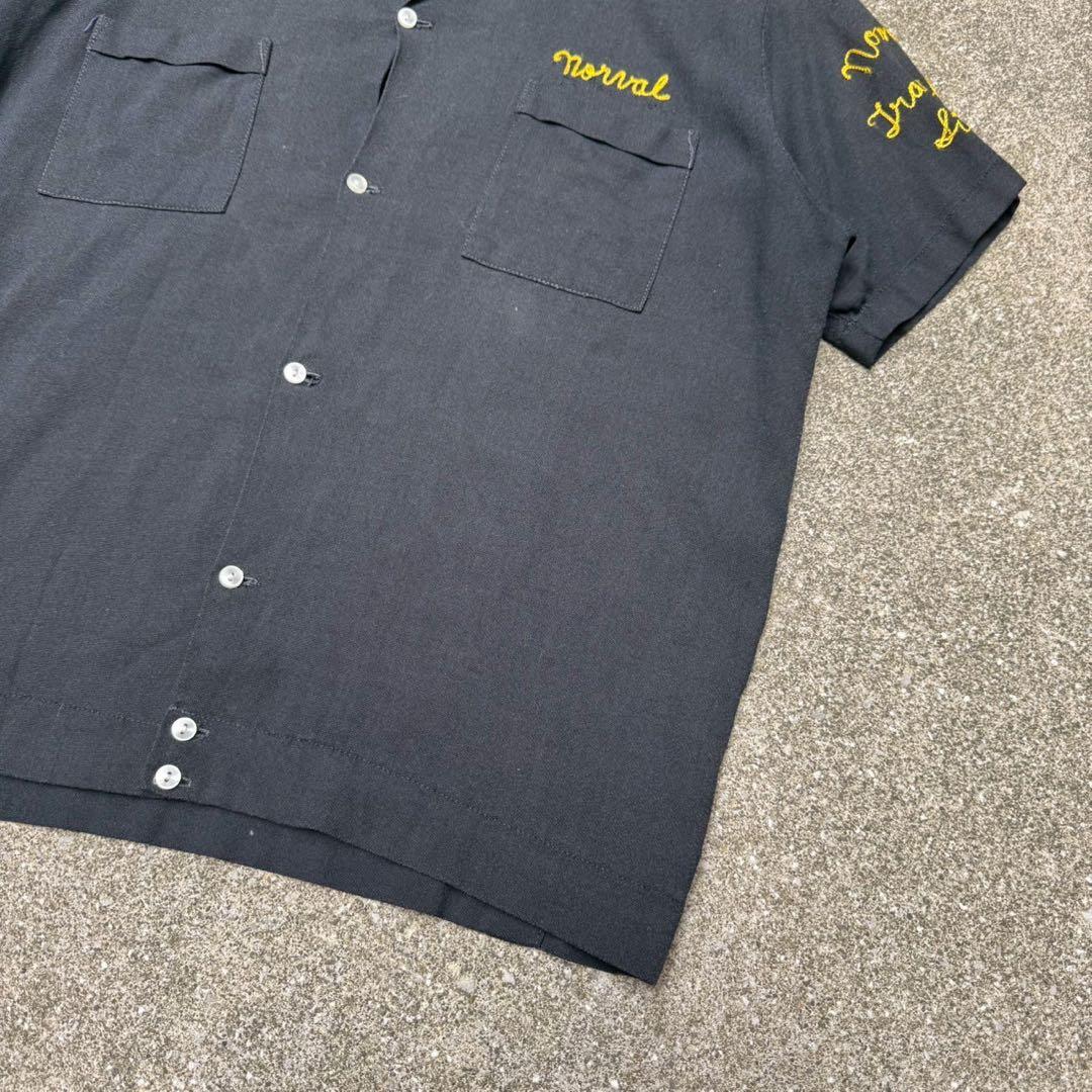 希少 60s Mr. Mort's ボウリングシャツ レーヨンシャツ チェーン