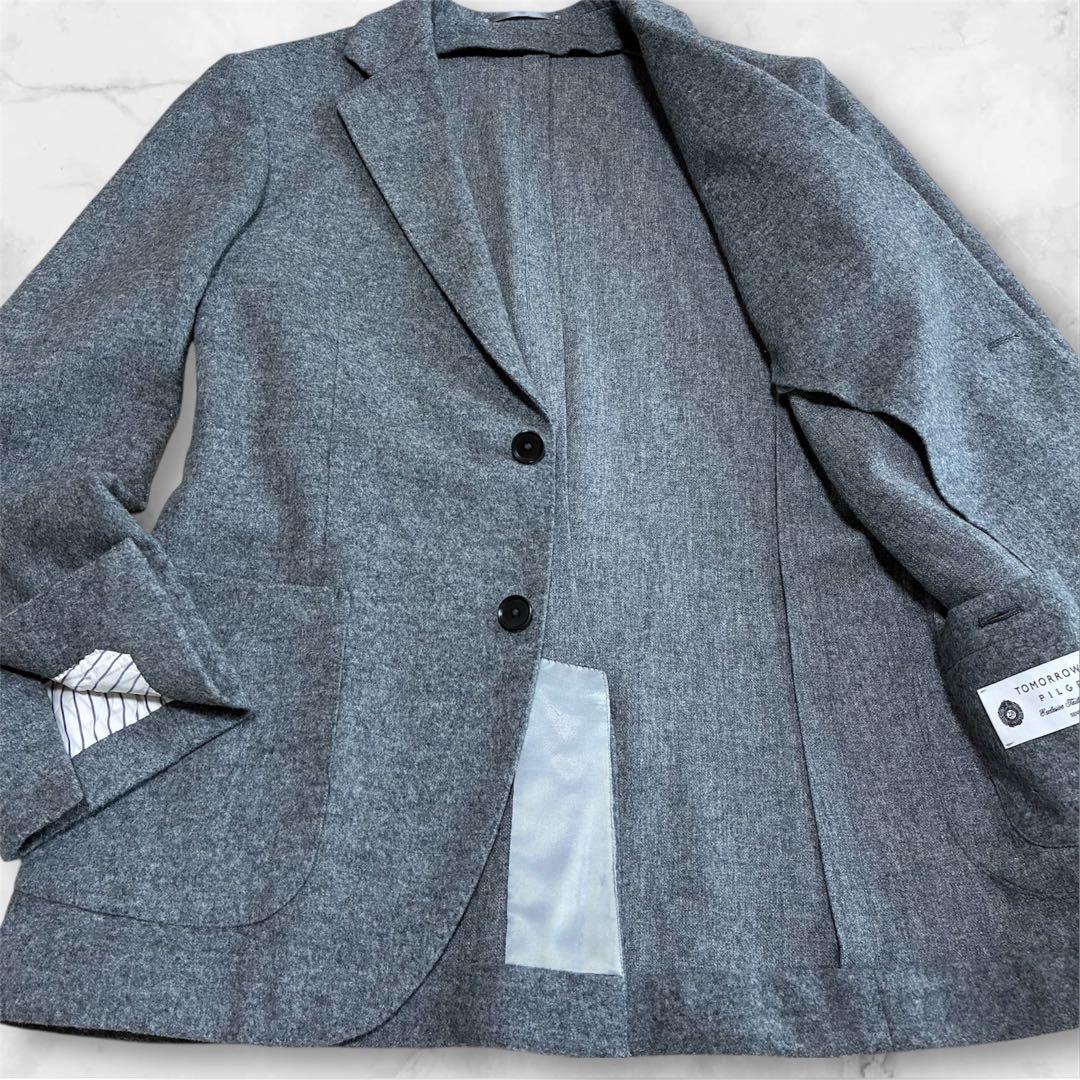極美品✨トゥモローランド 極上カシミヤ 46 M テーラードジャケット ビジネス