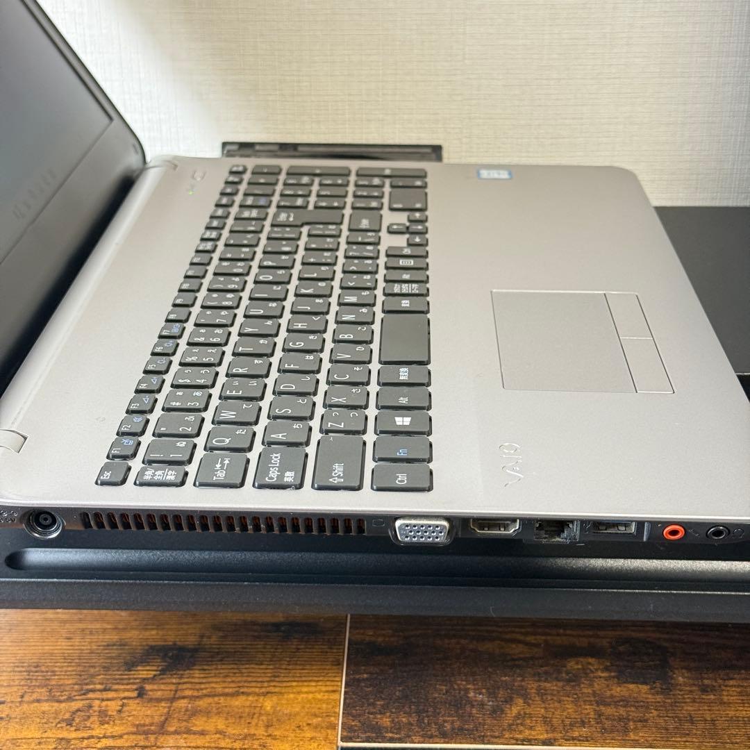 ★シルバー★VAIO 大画面15.5型ワイド Office2024付 DVD