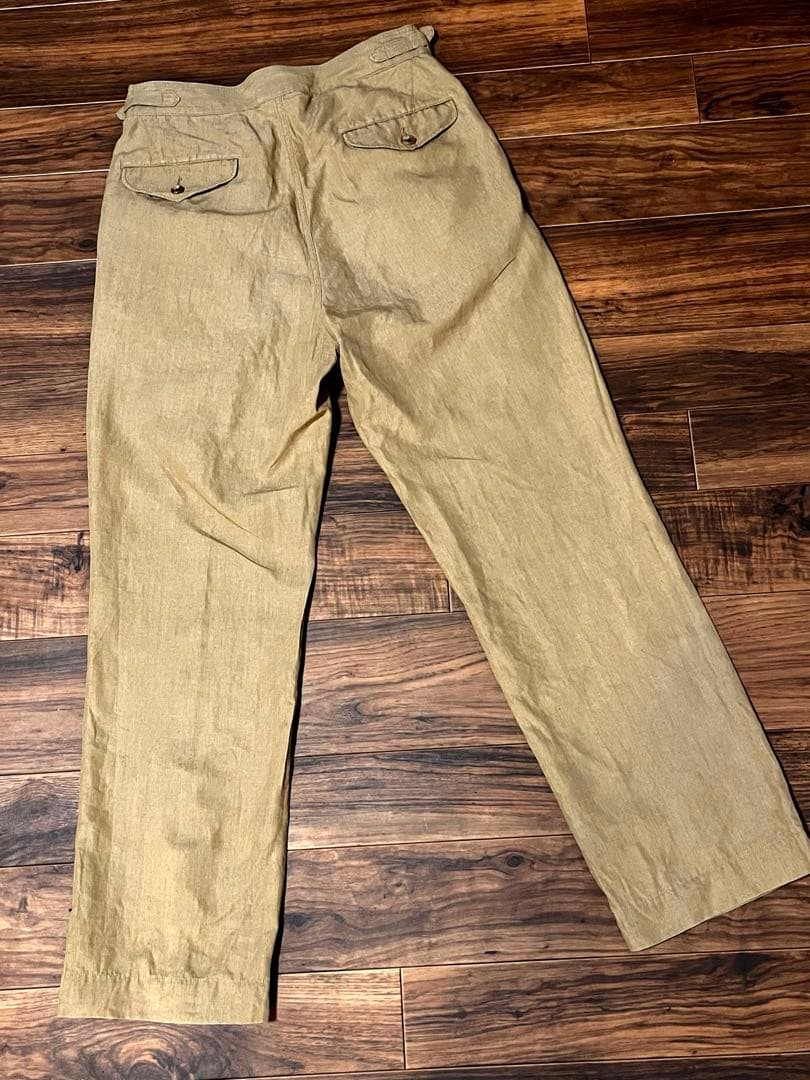 PHIGVEL フィグベル リネン2タックトラウザーズパンツ