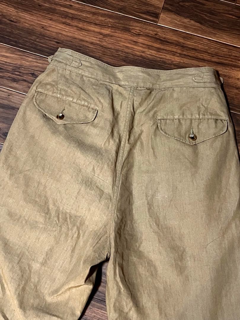 PHIGVEL フィグベル リネン2タックトラウザーズパンツ