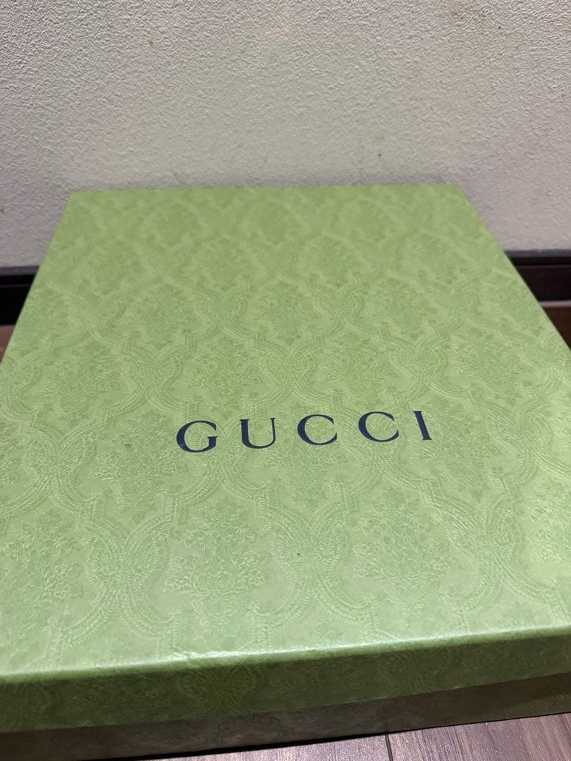 GUCCI ブラック レインブーツ 厚底