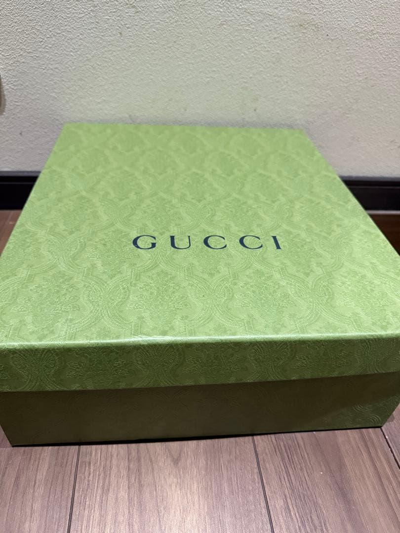 GUCCI ブラック レインブーツ 厚底