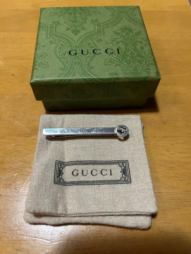 き*店様 GUCCI シルバー ネクタイピン