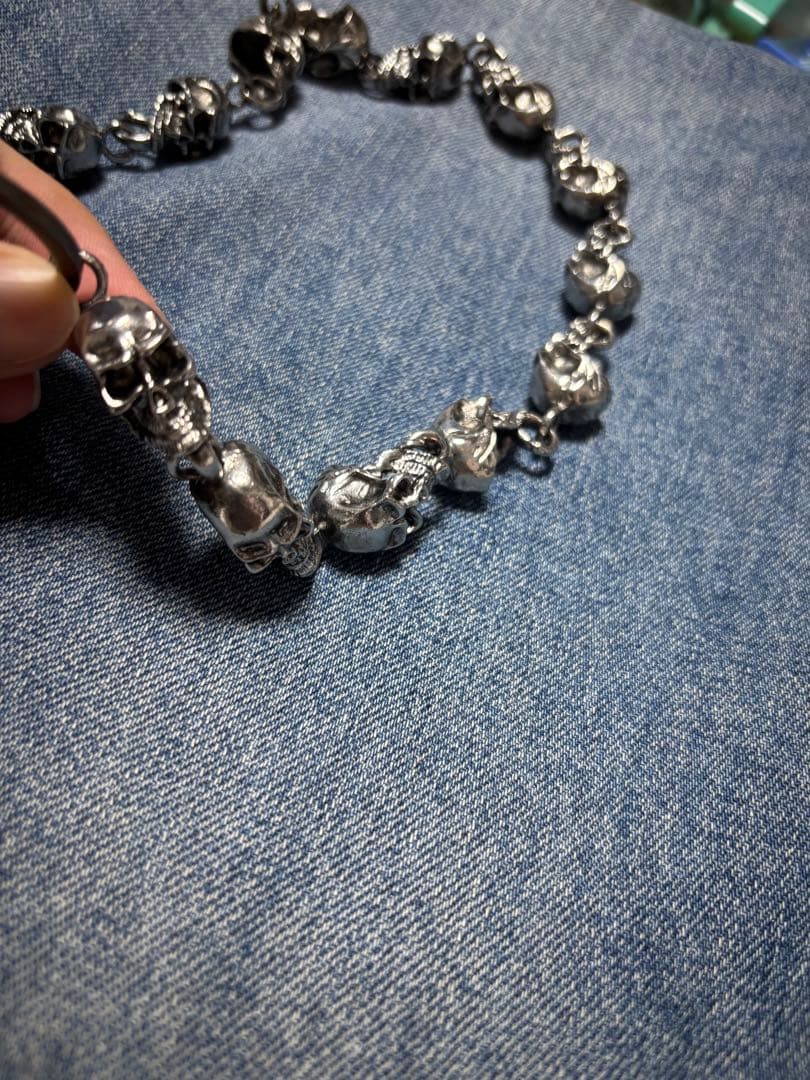 A*A様 スカル ウォレットチェーン シルバー925