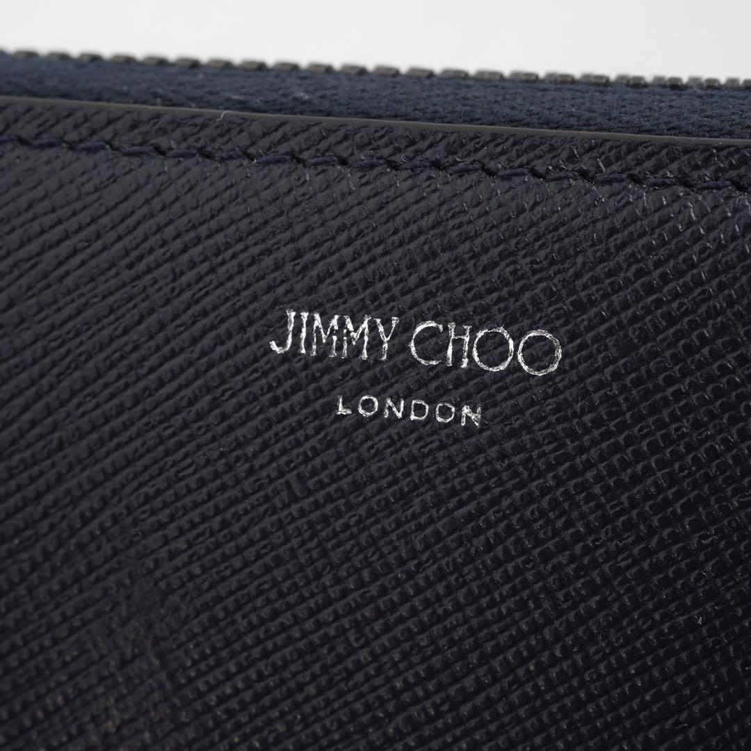 ✨未使用展示品✨　JIMMY CHOO 長財布　ラウンドファスナー　ファスナー
