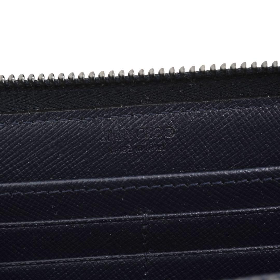 ✨未使用展示品✨　JIMMY CHOO 長財布　ラウンドファスナー　ファスナー