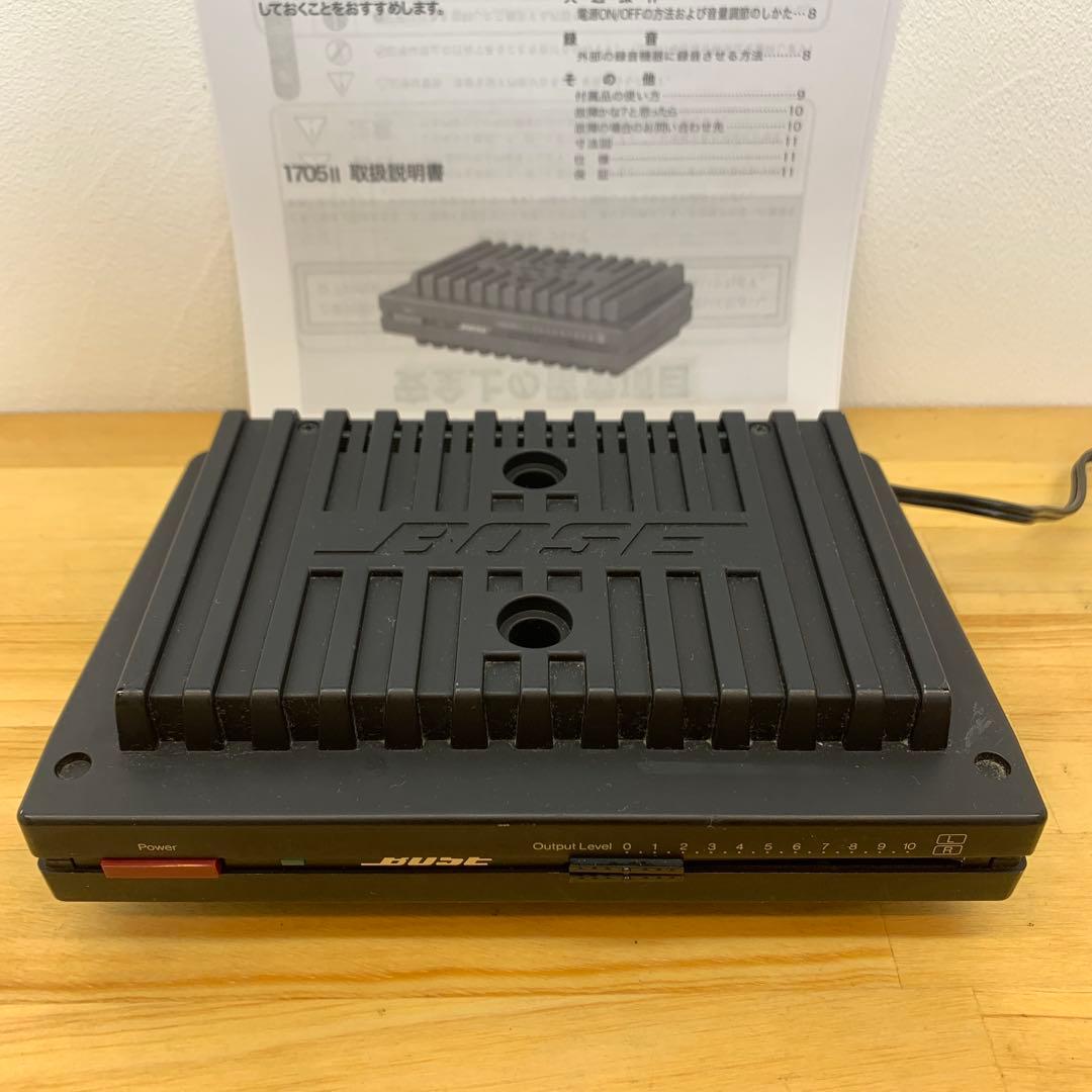 BOSE 1705Ⅱ ステレオパワーアンプ メンテナンス済 良好動作品