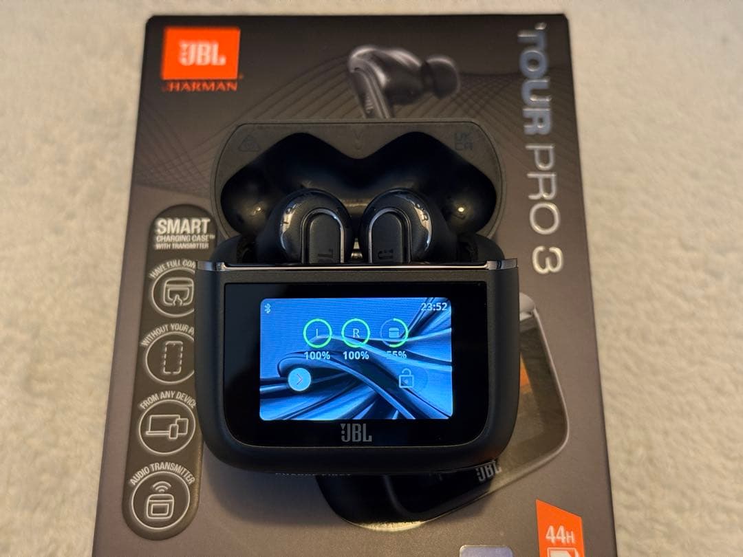 【極美品】JBL Tour Pro 3 Black LDAC対応