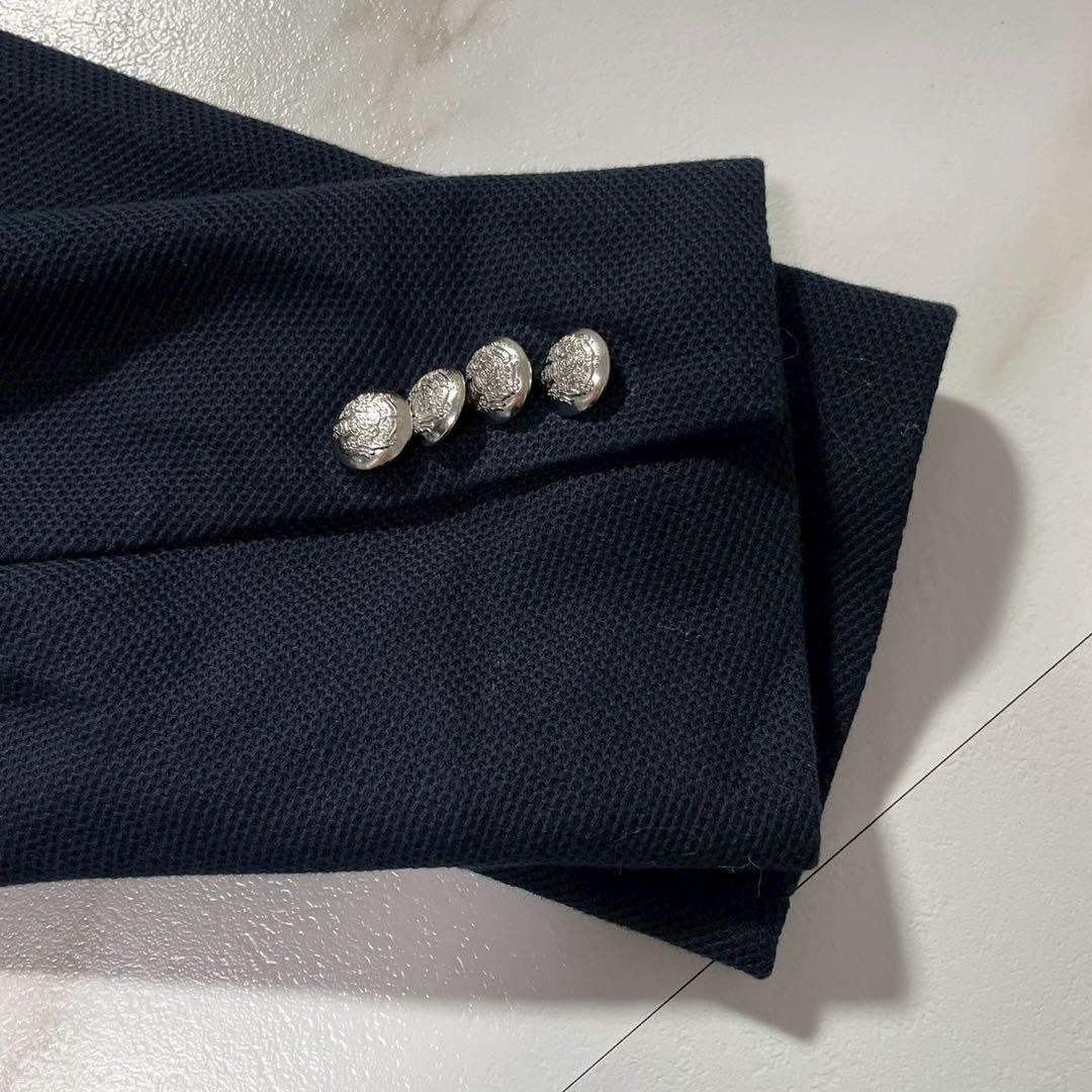 サイズ6✨ローレンラルフローレン 紺ブレ テーラードジャケット ダブル 銀ボタン