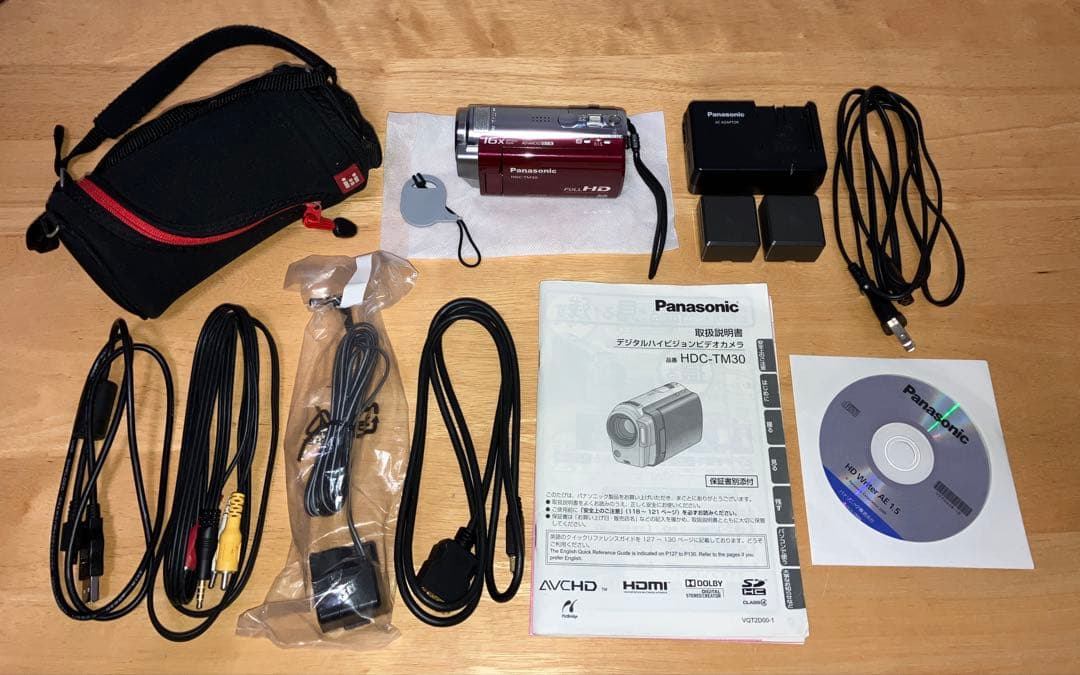 Panasonic HDC-TM30 32GB レッド