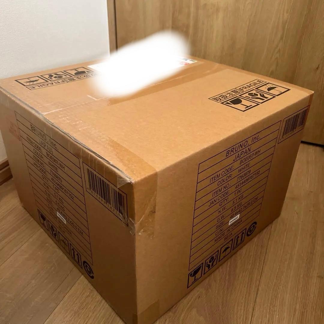 新品未開封BRUNOトースター カラーWHITE