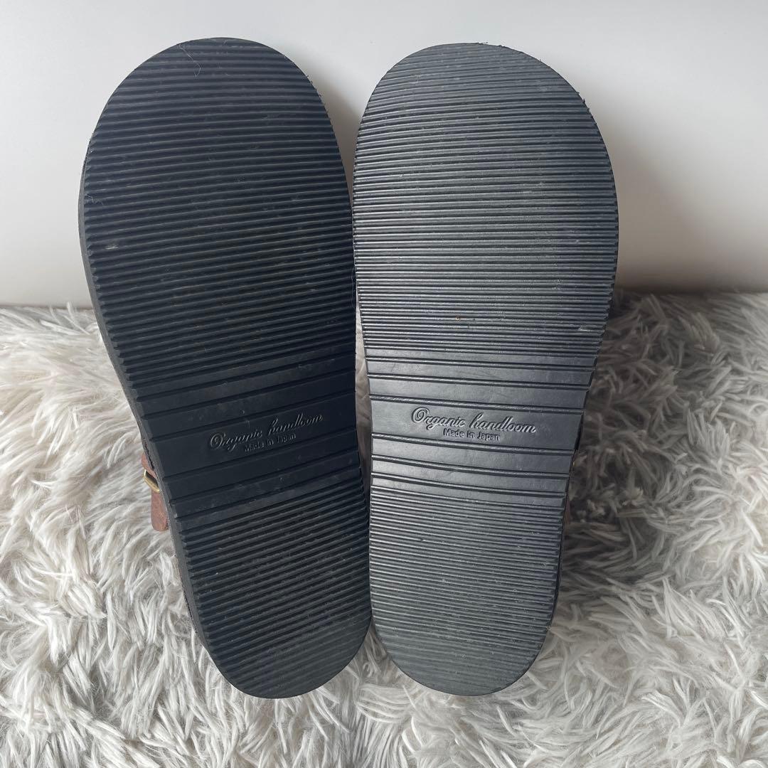 【極美品】オーガニックハンドルーム 23㎝ ブラウン系