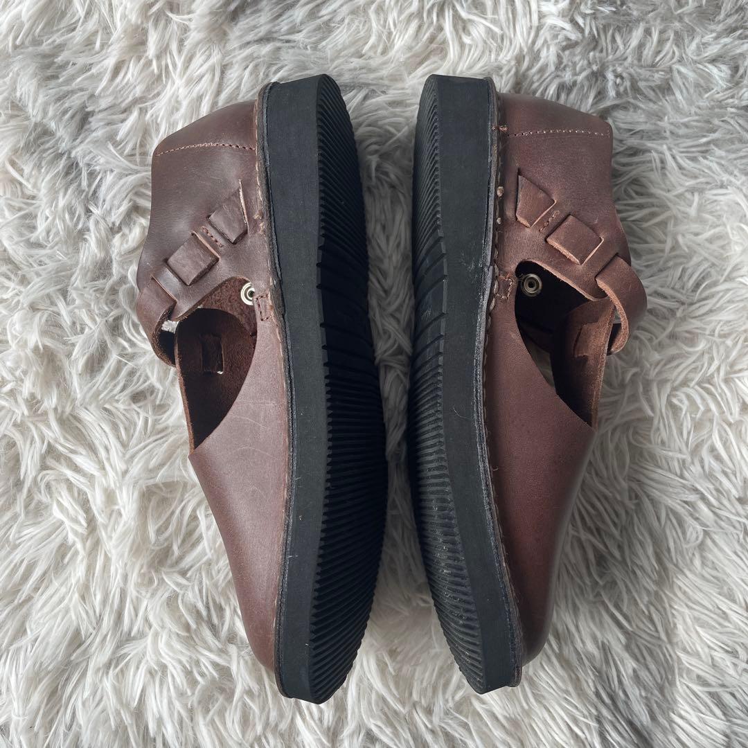 【極美品】オーガニックハンドルーム 23㎝ ブラウン系