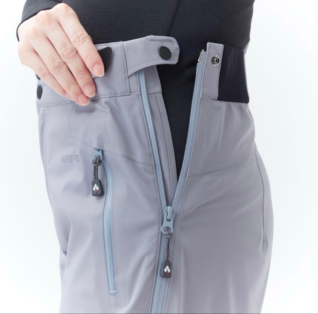 グレー モンベル　パウダートラック サーマパンツ　ゴアテックス　レディースM